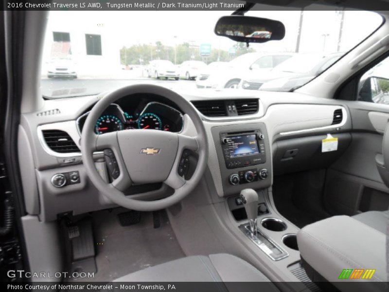 Tungsten Metallic / Dark Titanium/Light Titanium 2016 Chevrolet Traverse LS AWD