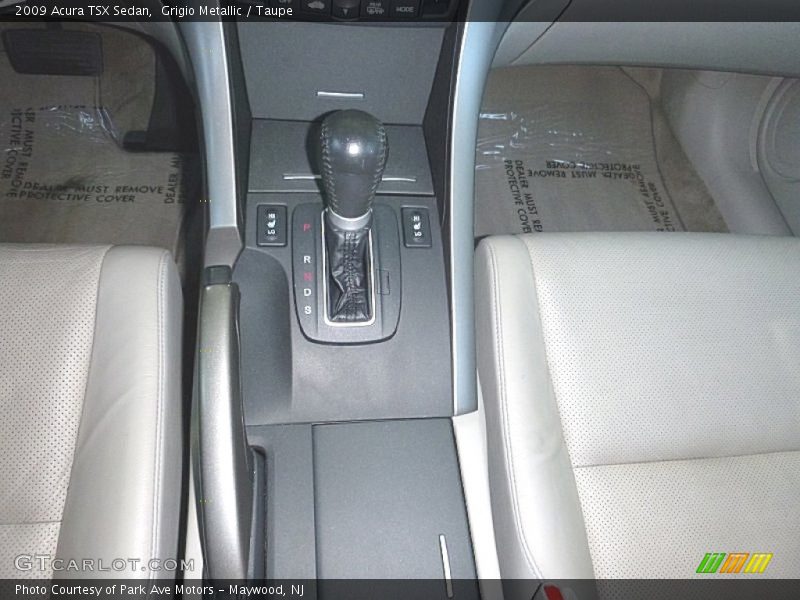 Grigio Metallic / Taupe 2009 Acura TSX Sedan