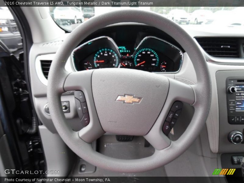 Tungsten Metallic / Dark Titanium/Light Titanium 2016 Chevrolet Traverse LS AWD