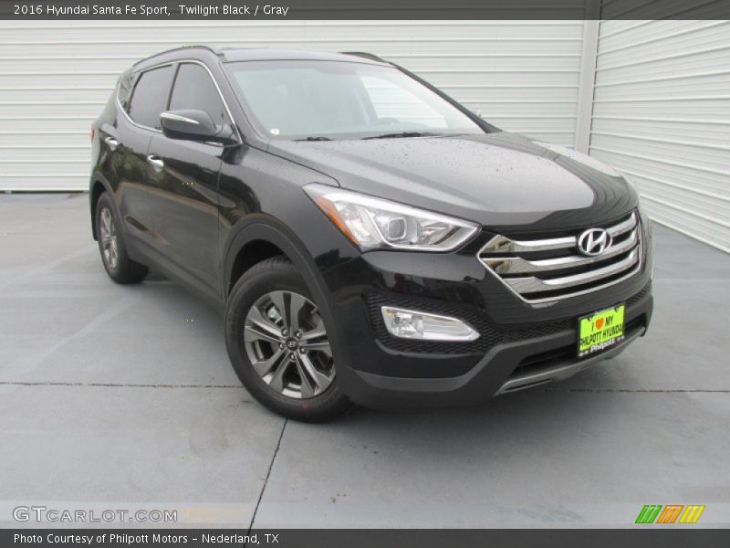 Twilight Black / Gray 2016 Hyundai Santa Fe Sport