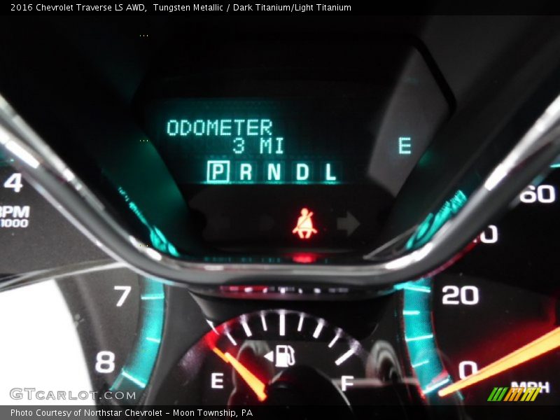 Tungsten Metallic / Dark Titanium/Light Titanium 2016 Chevrolet Traverse LS AWD