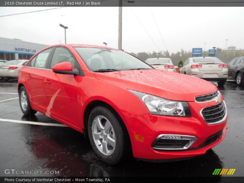 Red Hot / Jet Black 2016 Chevrolet Cruze Limited LT
