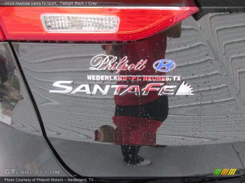Twilight Black / Gray 2016 Hyundai Santa Fe Sport