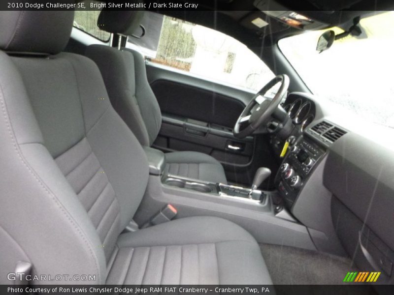 Bright Silver Metallic / Dark Slate Gray 2010 Dodge Challenger SE