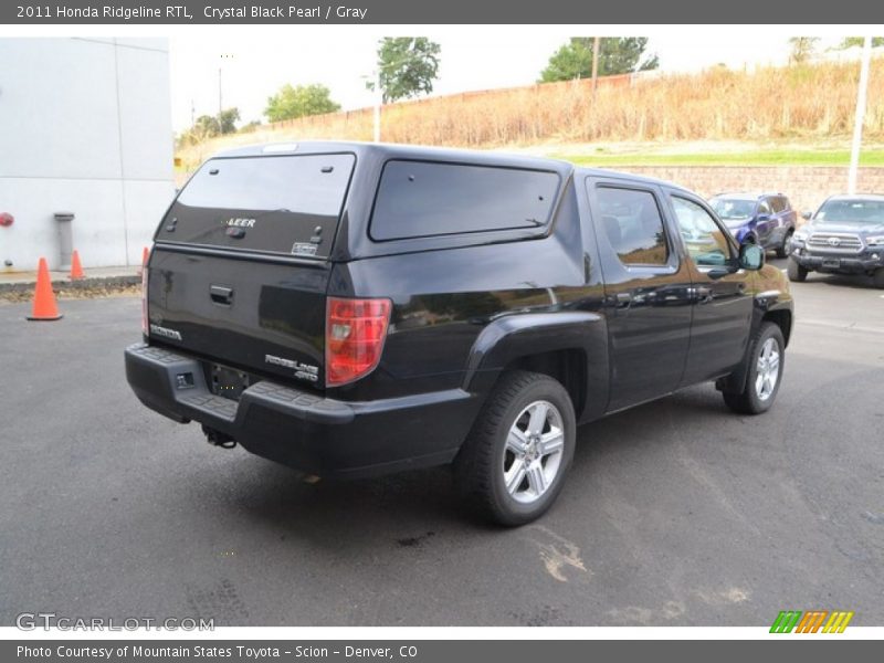 Crystal Black Pearl / Gray 2011 Honda Ridgeline RTL