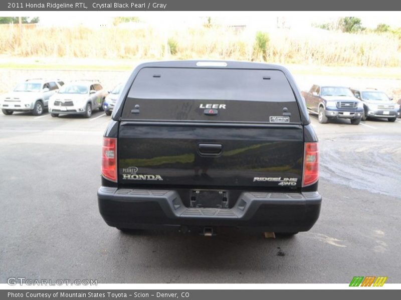 Crystal Black Pearl / Gray 2011 Honda Ridgeline RTL