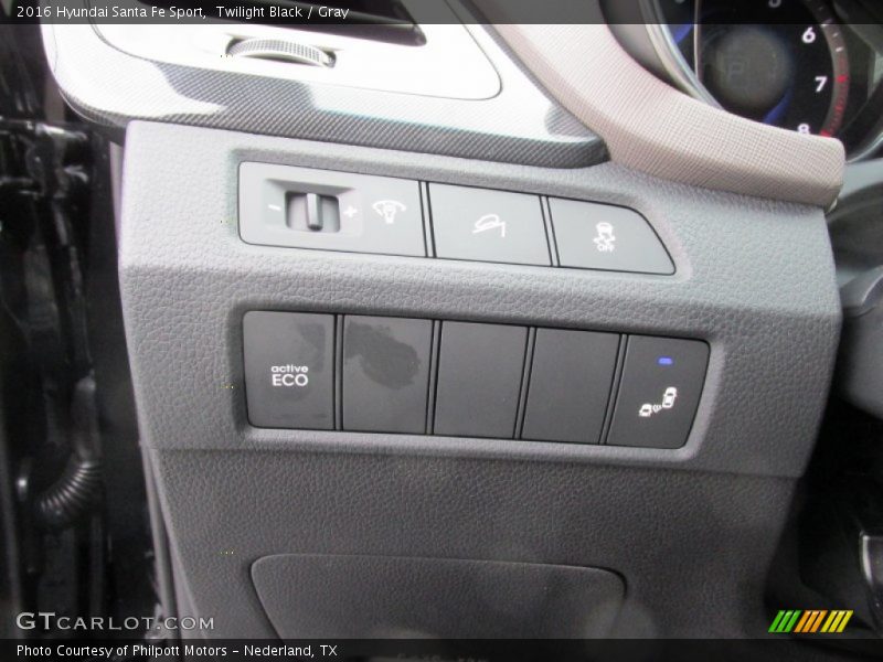 Twilight Black / Gray 2016 Hyundai Santa Fe Sport