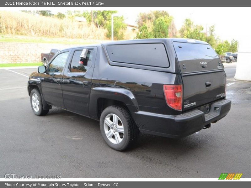 Crystal Black Pearl / Gray 2011 Honda Ridgeline RTL