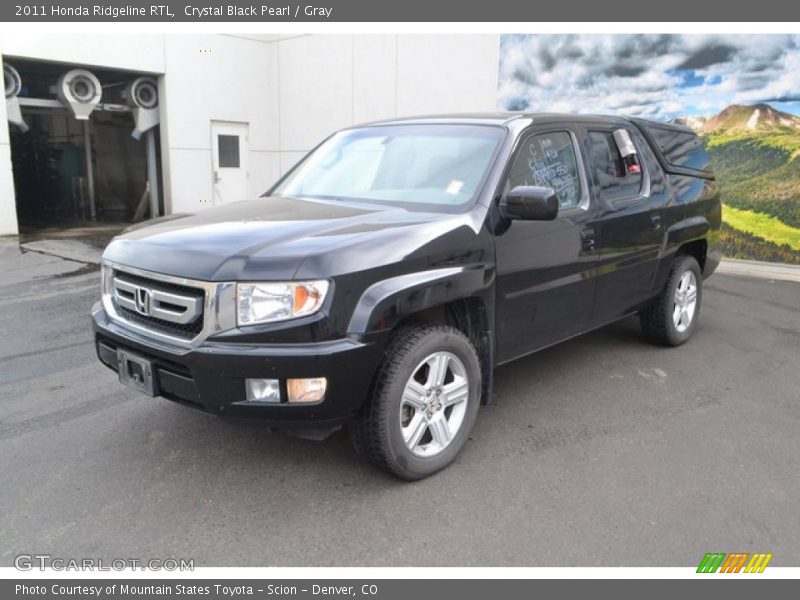 Crystal Black Pearl / Gray 2011 Honda Ridgeline RTL
