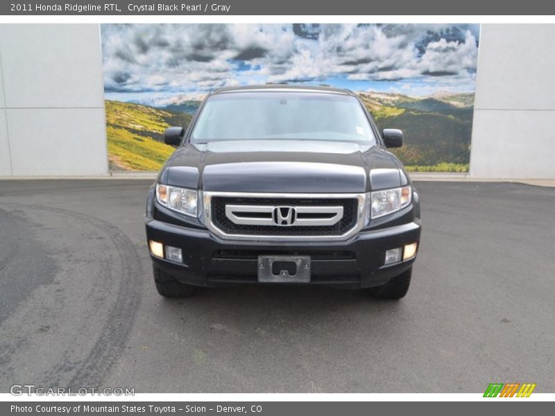 Crystal Black Pearl / Gray 2011 Honda Ridgeline RTL