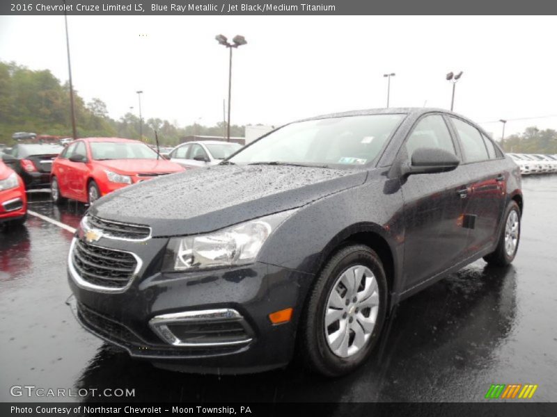 Blue Ray Metallic / Jet Black/Medium Titanium 2016 Chevrolet Cruze Limited LS