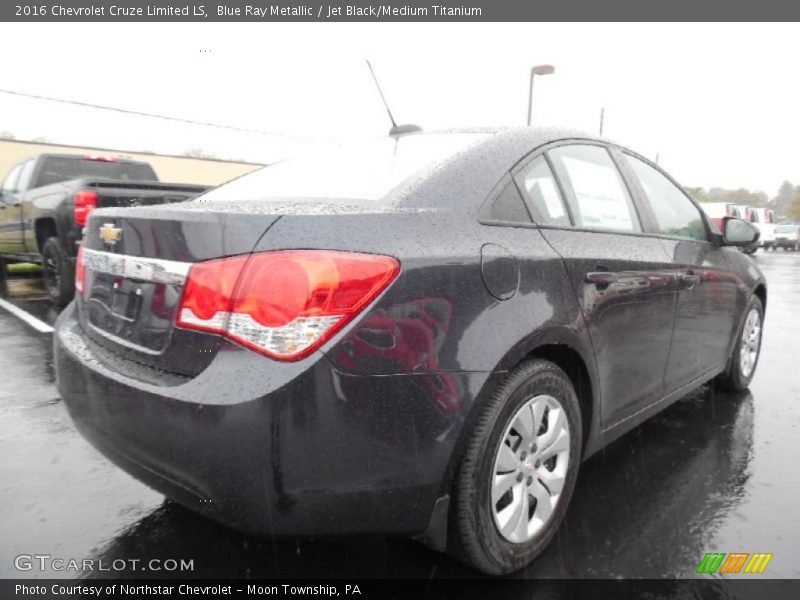 Blue Ray Metallic / Jet Black/Medium Titanium 2016 Chevrolet Cruze Limited LS