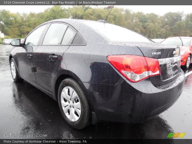 Blue Ray Metallic / Jet Black/Medium Titanium 2016 Chevrolet Cruze Limited LS