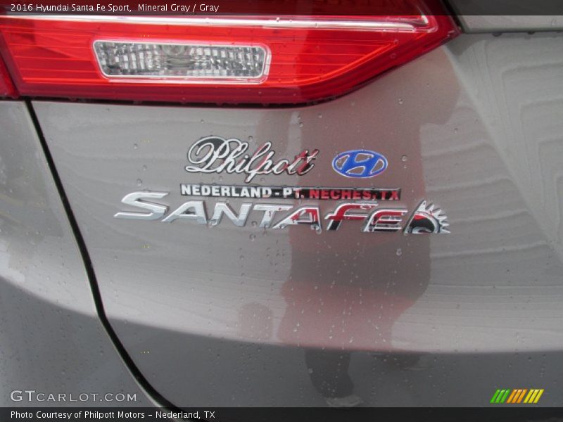 Mineral Gray / Gray 2016 Hyundai Santa Fe Sport