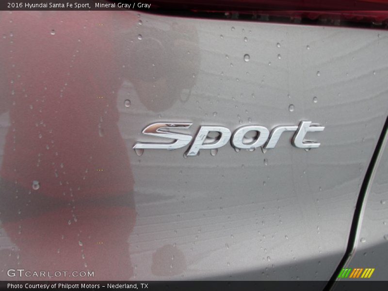 Mineral Gray / Gray 2016 Hyundai Santa Fe Sport