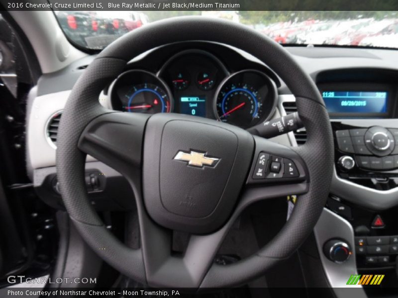 Blue Ray Metallic / Jet Black/Medium Titanium 2016 Chevrolet Cruze Limited LS