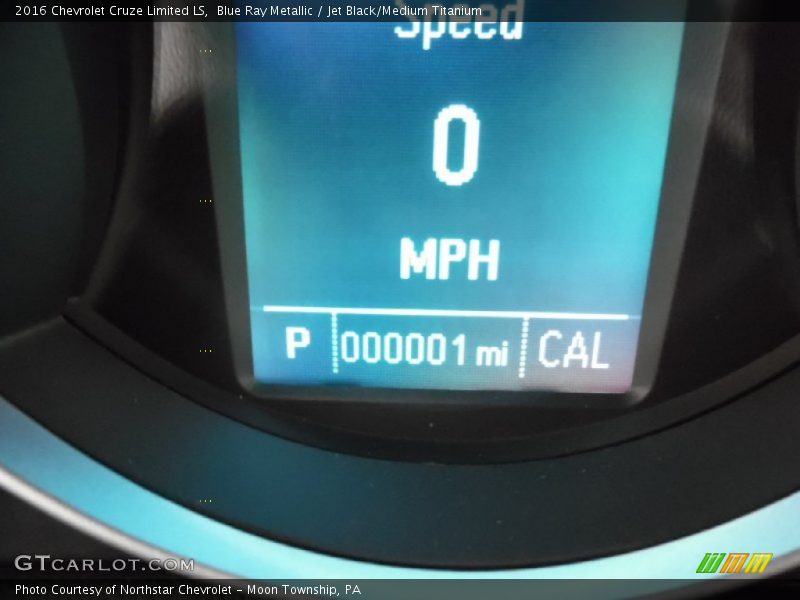 Blue Ray Metallic / Jet Black/Medium Titanium 2016 Chevrolet Cruze Limited LS
