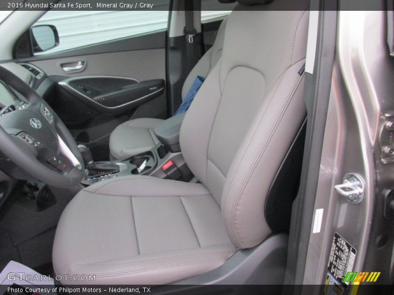  2016 Santa Fe Sport  Gray Interior