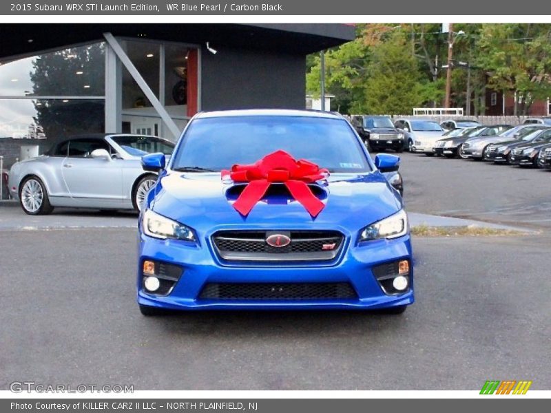WR Blue Pearl / Carbon Black 2015 Subaru WRX STI Launch Edition