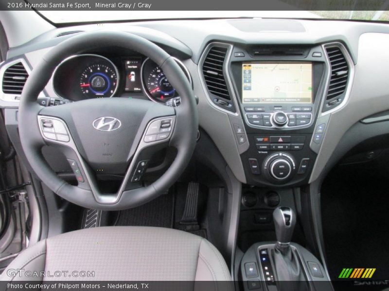 Mineral Gray / Gray 2016 Hyundai Santa Fe Sport