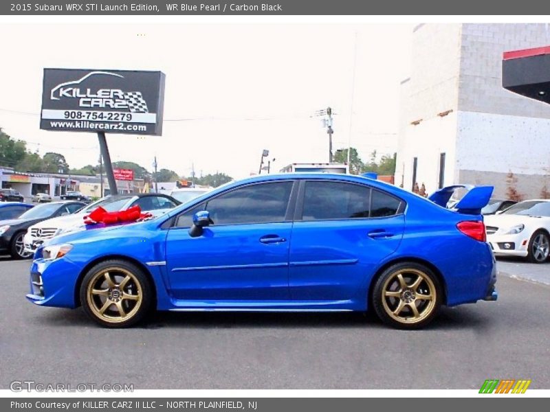 WR Blue Pearl / Carbon Black 2015 Subaru WRX STI Launch Edition