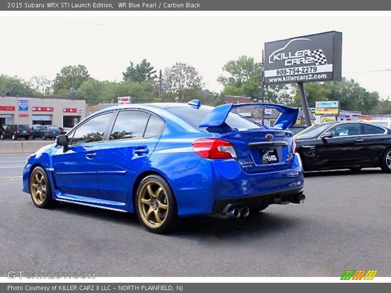 WR Blue Pearl / Carbon Black 2015 Subaru WRX STI Launch Edition