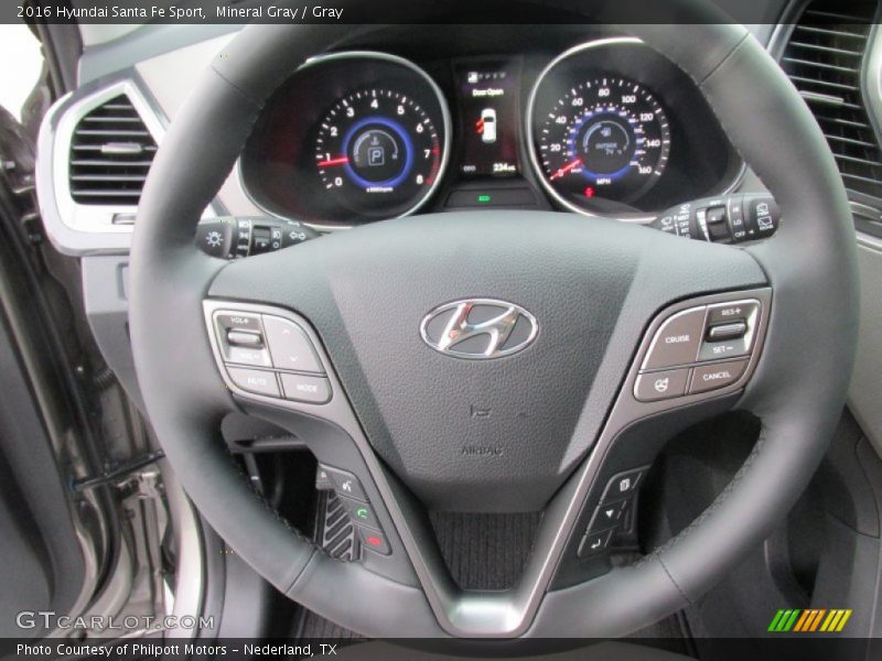 Mineral Gray / Gray 2016 Hyundai Santa Fe Sport