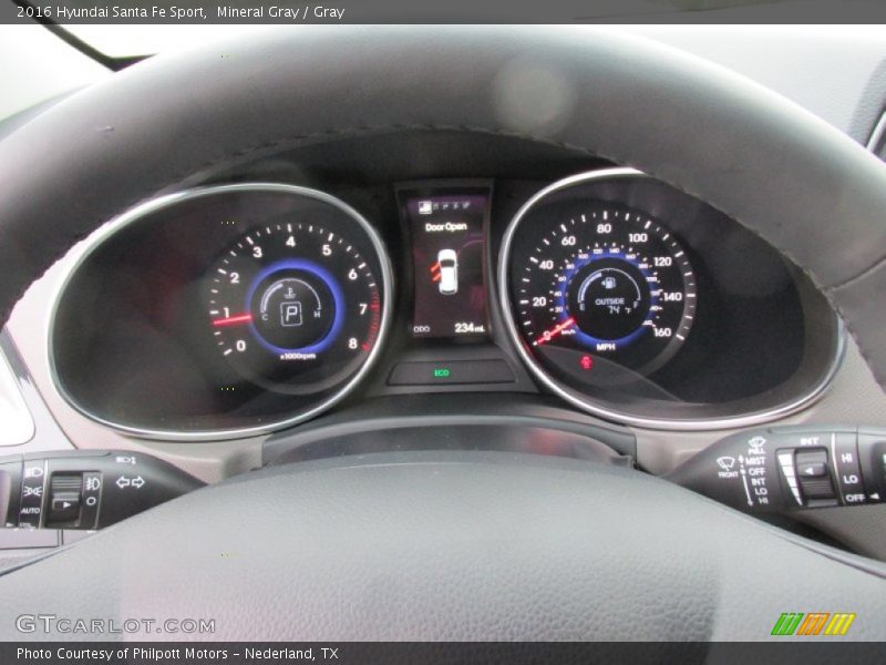 Mineral Gray / Gray 2016 Hyundai Santa Fe Sport