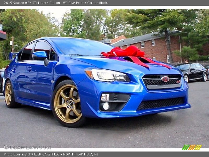 WR Blue Pearl / Carbon Black 2015 Subaru WRX STI Launch Edition
