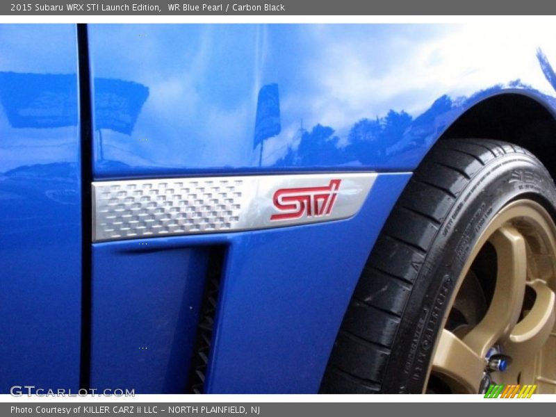 WR Blue Pearl / Carbon Black 2015 Subaru WRX STI Launch Edition