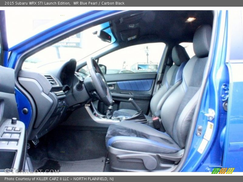 WR Blue Pearl / Carbon Black 2015 Subaru WRX STI Launch Edition