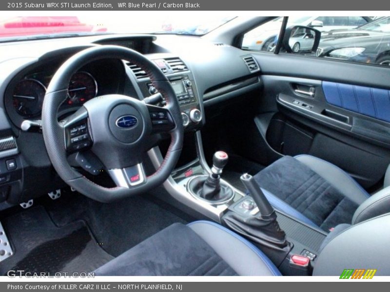 Carbon Black Interior - 2015 WRX STI Launch Edition 