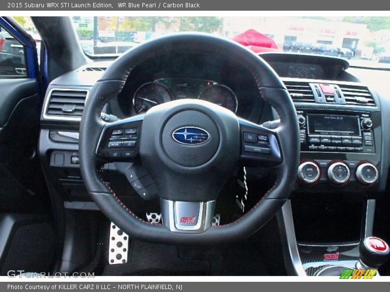 WR Blue Pearl / Carbon Black 2015 Subaru WRX STI Launch Edition