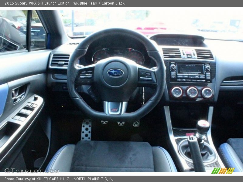 WR Blue Pearl / Carbon Black 2015 Subaru WRX STI Launch Edition