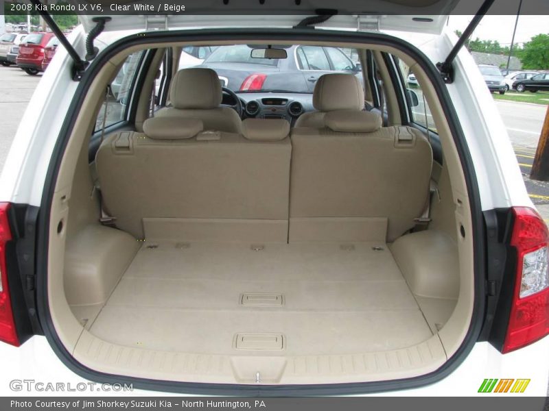 Clear White / Beige 2008 Kia Rondo LX V6