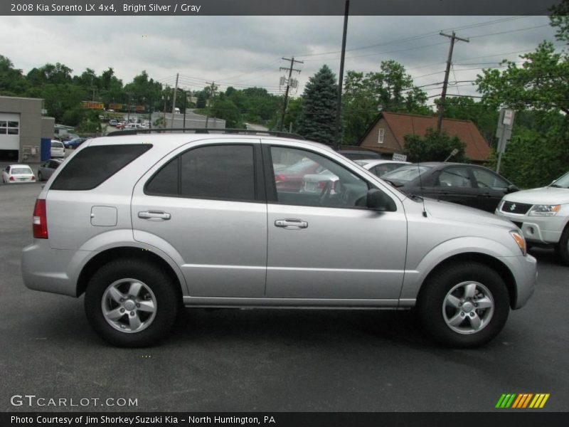 Bright Silver / Gray 2008 Kia Sorento LX 4x4