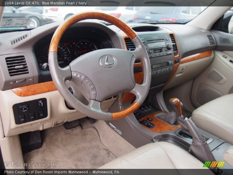 Blue Meridian Pearl / Ivory 2004 Lexus GX 470
