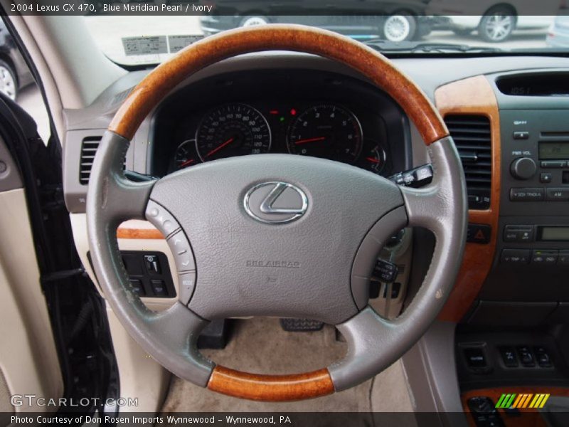 Blue Meridian Pearl / Ivory 2004 Lexus GX 470