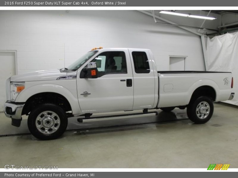 Oxford White / Steel 2016 Ford F250 Super Duty XLT Super Cab 4x4