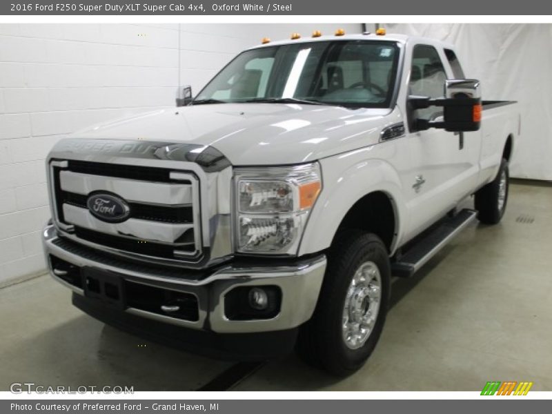 Oxford White / Steel 2016 Ford F250 Super Duty XLT Super Cab 4x4
