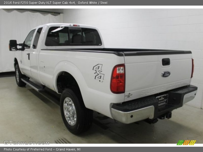 Oxford White / Steel 2016 Ford F250 Super Duty XLT Super Cab 4x4