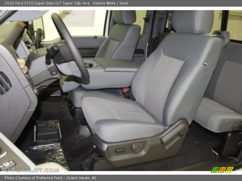 Oxford White / Steel 2016 Ford F250 Super Duty XLT Super Cab 4x4