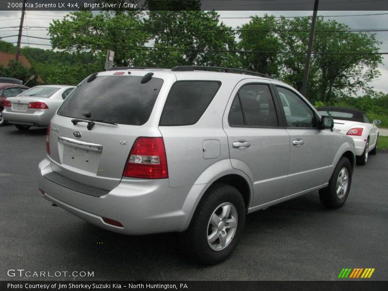 Bright Silver / Gray 2008 Kia Sorento LX 4x4