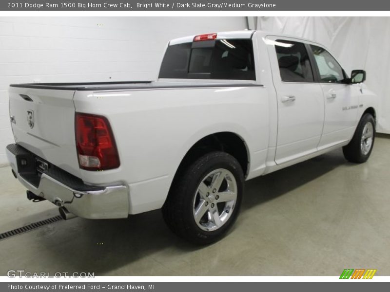 Bright White / Dark Slate Gray/Medium Graystone 2011 Dodge Ram 1500 Big Horn Crew Cab