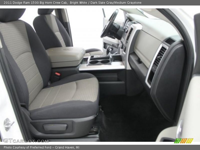 Bright White / Dark Slate Gray/Medium Graystone 2011 Dodge Ram 1500 Big Horn Crew Cab