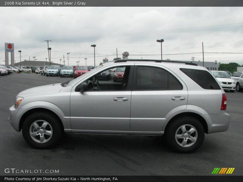 Bright Silver / Gray 2008 Kia Sorento LX 4x4