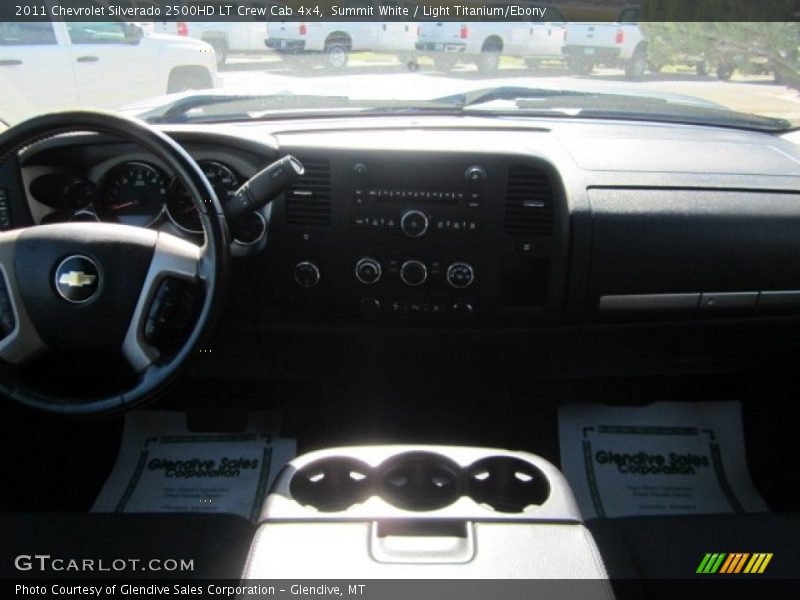 Summit White / Light Titanium/Ebony 2011 Chevrolet Silverado 2500HD LT Crew Cab 4x4