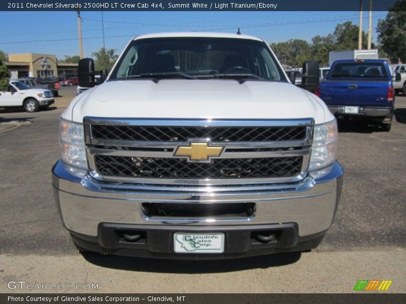 Summit White / Light Titanium/Ebony 2011 Chevrolet Silverado 2500HD LT Crew Cab 4x4