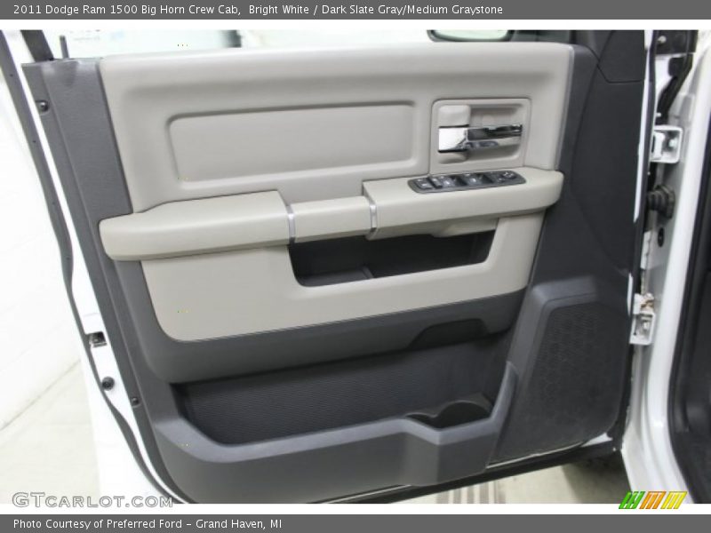 Bright White / Dark Slate Gray/Medium Graystone 2011 Dodge Ram 1500 Big Horn Crew Cab