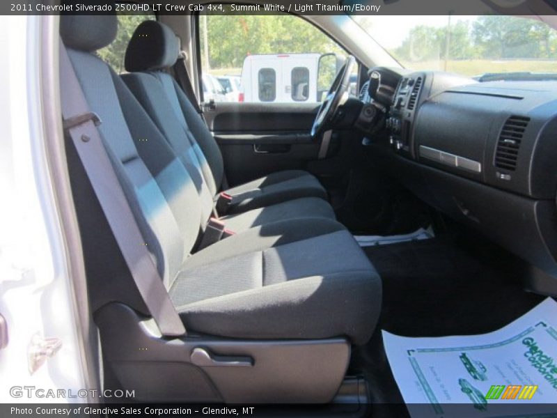 Summit White / Light Titanium/Ebony 2011 Chevrolet Silverado 2500HD LT Crew Cab 4x4